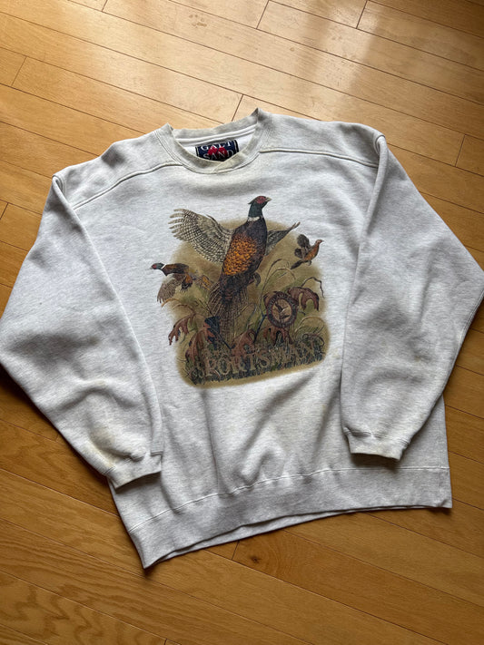 Vintage Galtsand Pheasant Sweatshirt. Size XL