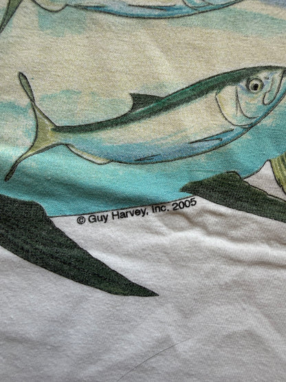 Vintage Guy Harvey Speckled Trout Tee. Size XL