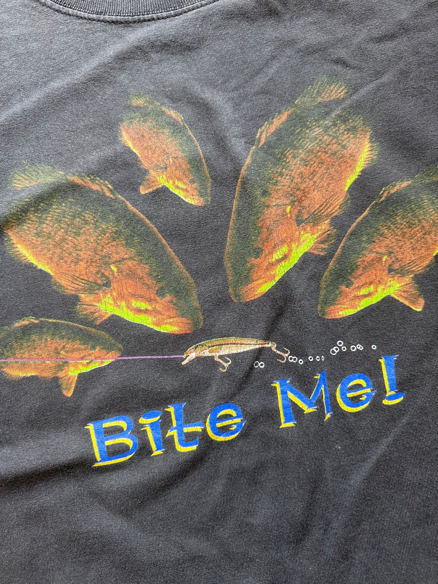 Vintage Bite Me Tee. Size XL