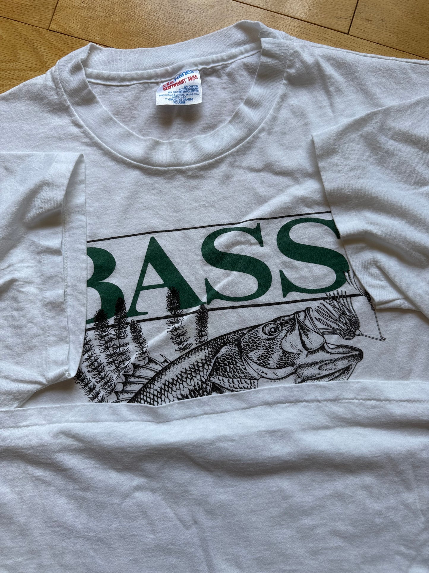 Vintage Jon Q Wright Bass Tee. Size XXL