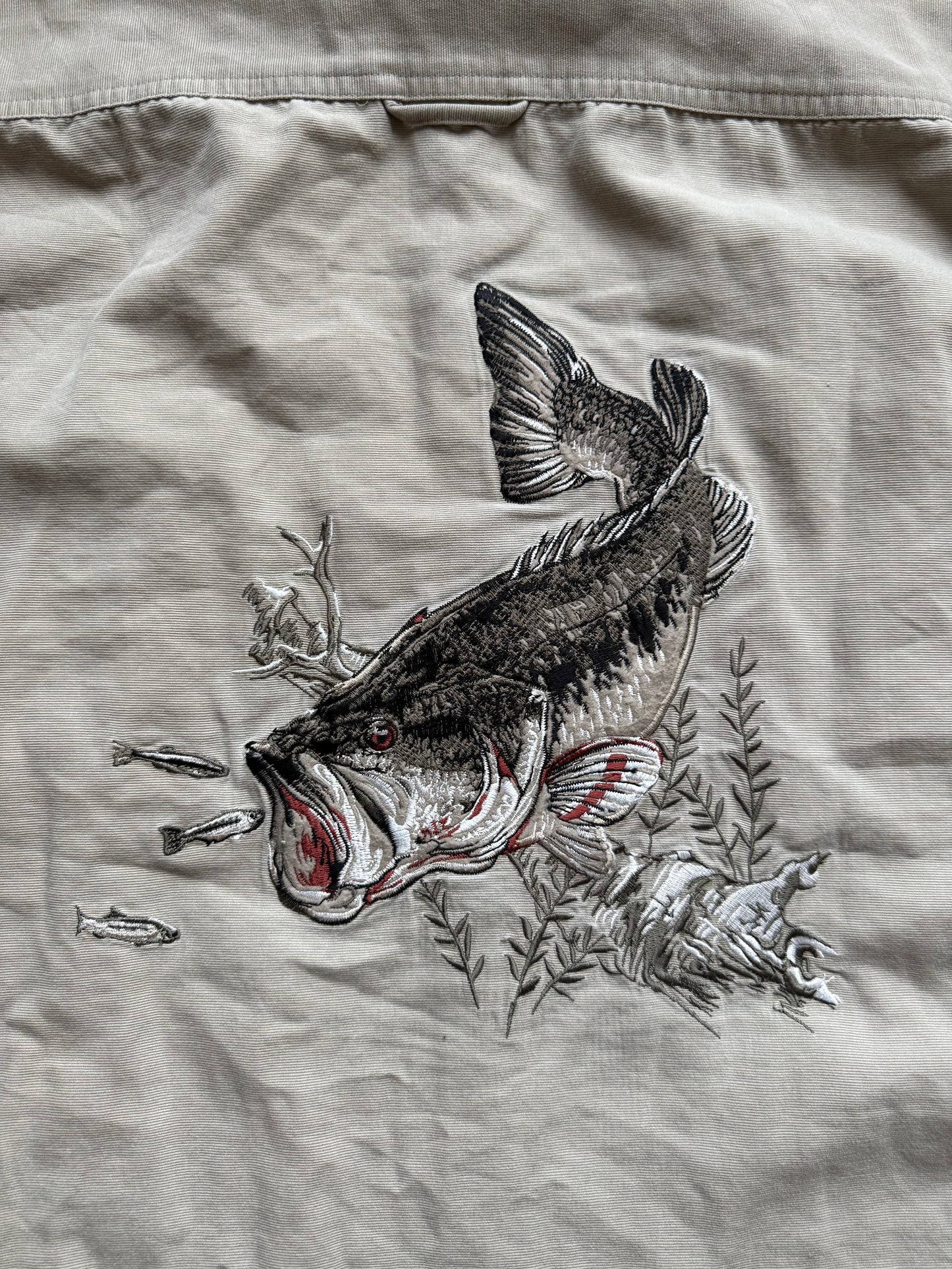 Vintage Redhead Embroidered Bass Shirt