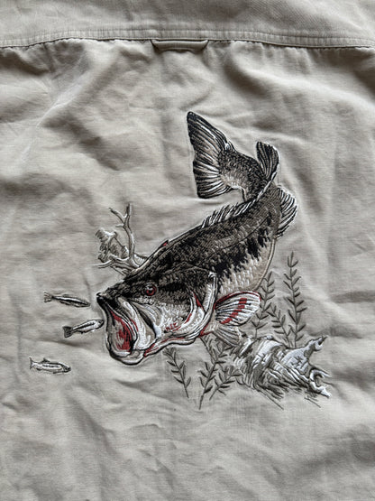 Vintage Redhead Embroidered Bass Shirt