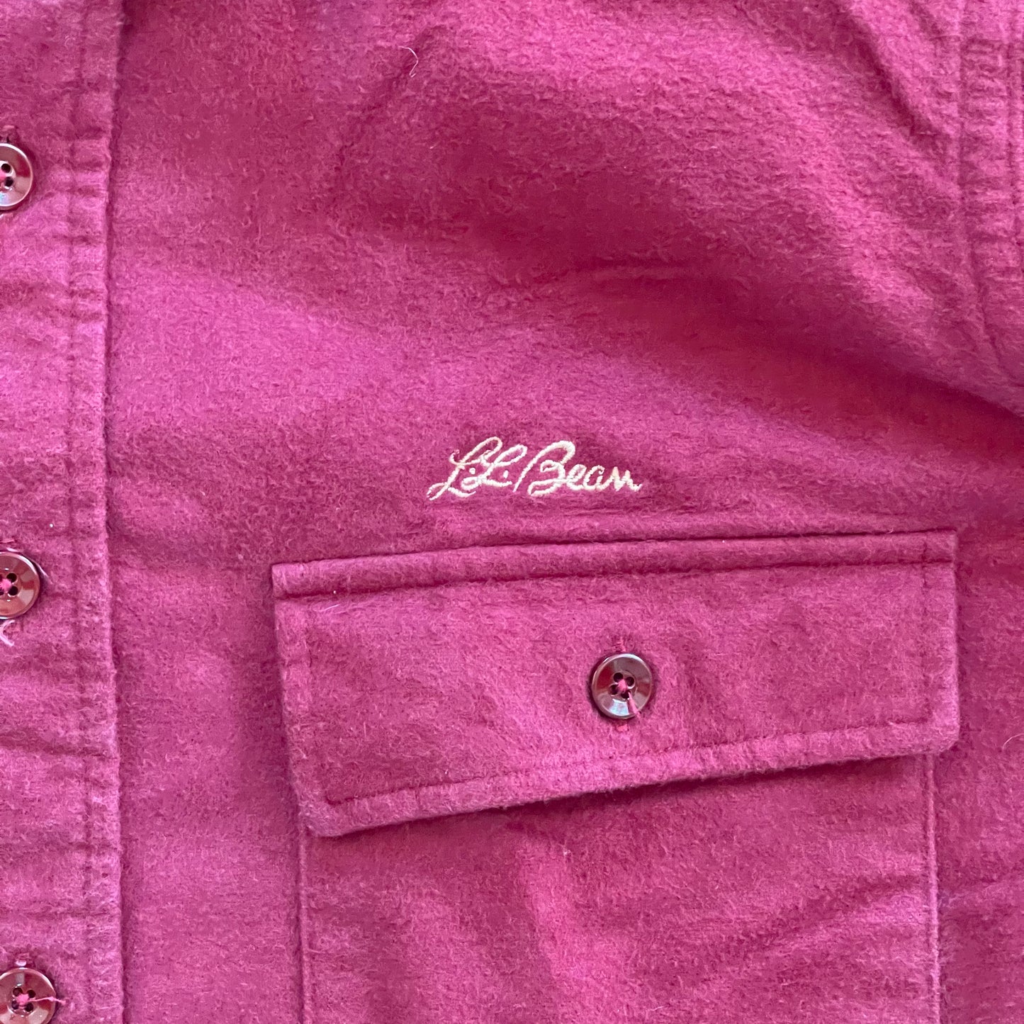 Vintage L.L. Bean Embroidered Chamois Shirt