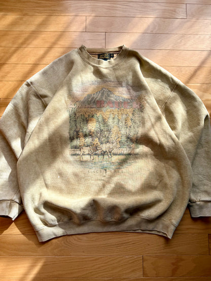 Vintage Eddie Bauer Elk Crewneck