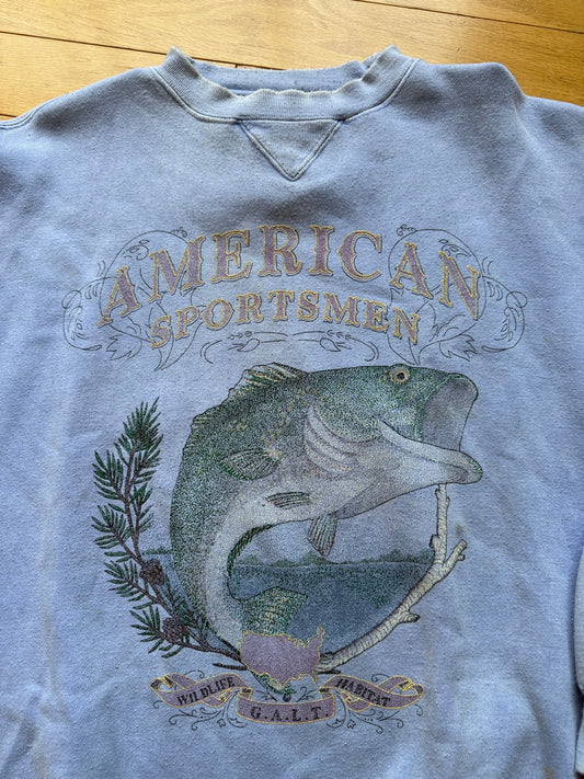 Vintage Galt Sand American Sportsman Sweatshirt. Size L