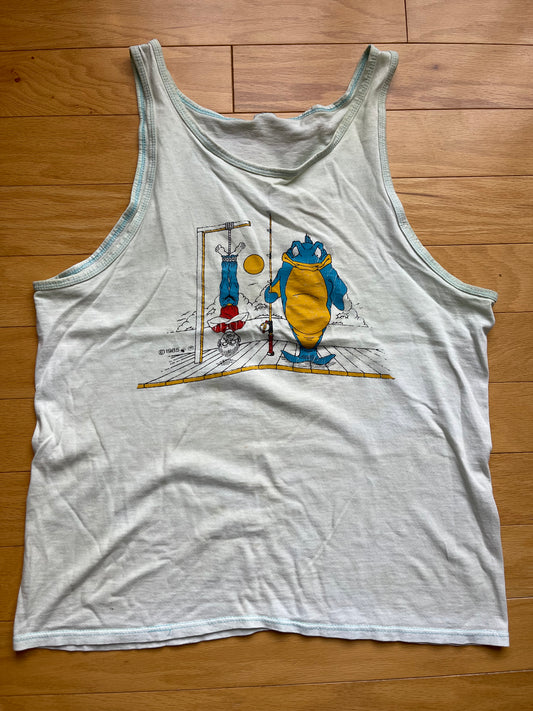Vintage Caught Fisherman Tank
