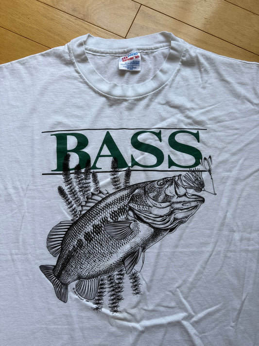 Vintage Jon Q Wright Bass Tee. Size XXL