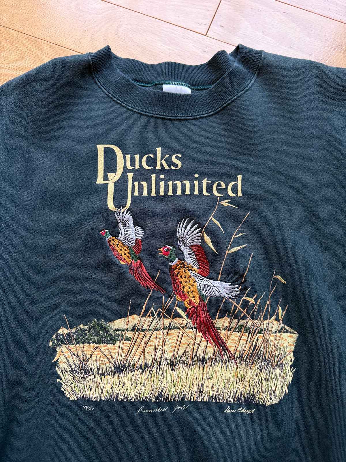 Vintage Ducks Unlimited Pheasant Crewneck. Size L