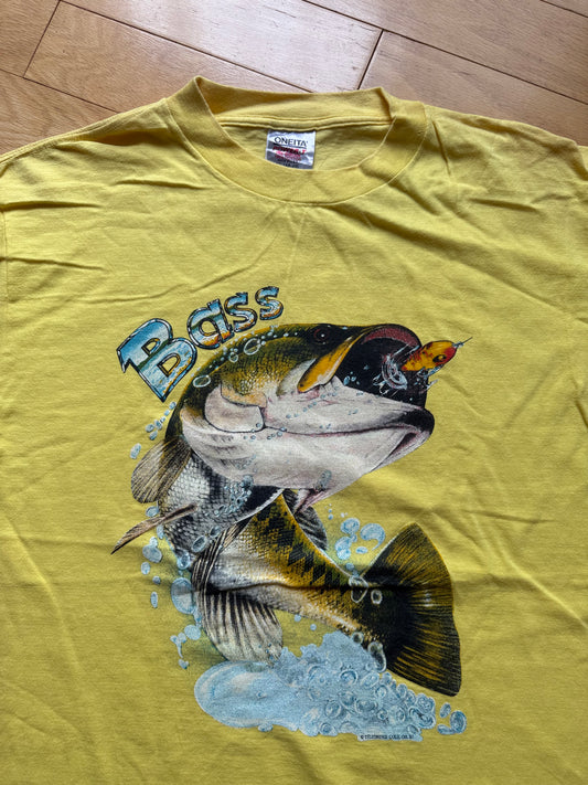 Vintage Bass Tee. Size XL