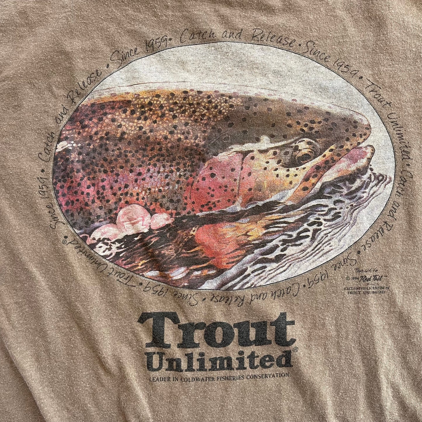 Vintage 1996 Trout Unlimited Tee