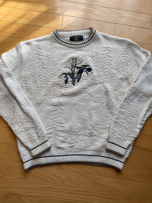 Vintage Orvis Wood Duck Sweater