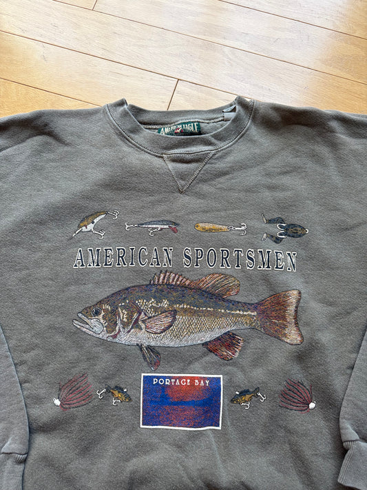 Vintage American Eagle Sportsman Crewneck. Size L