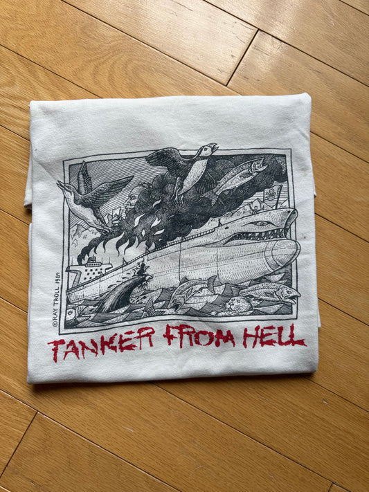Vintage Ray Troll Tanker From Hell Tee. Size M