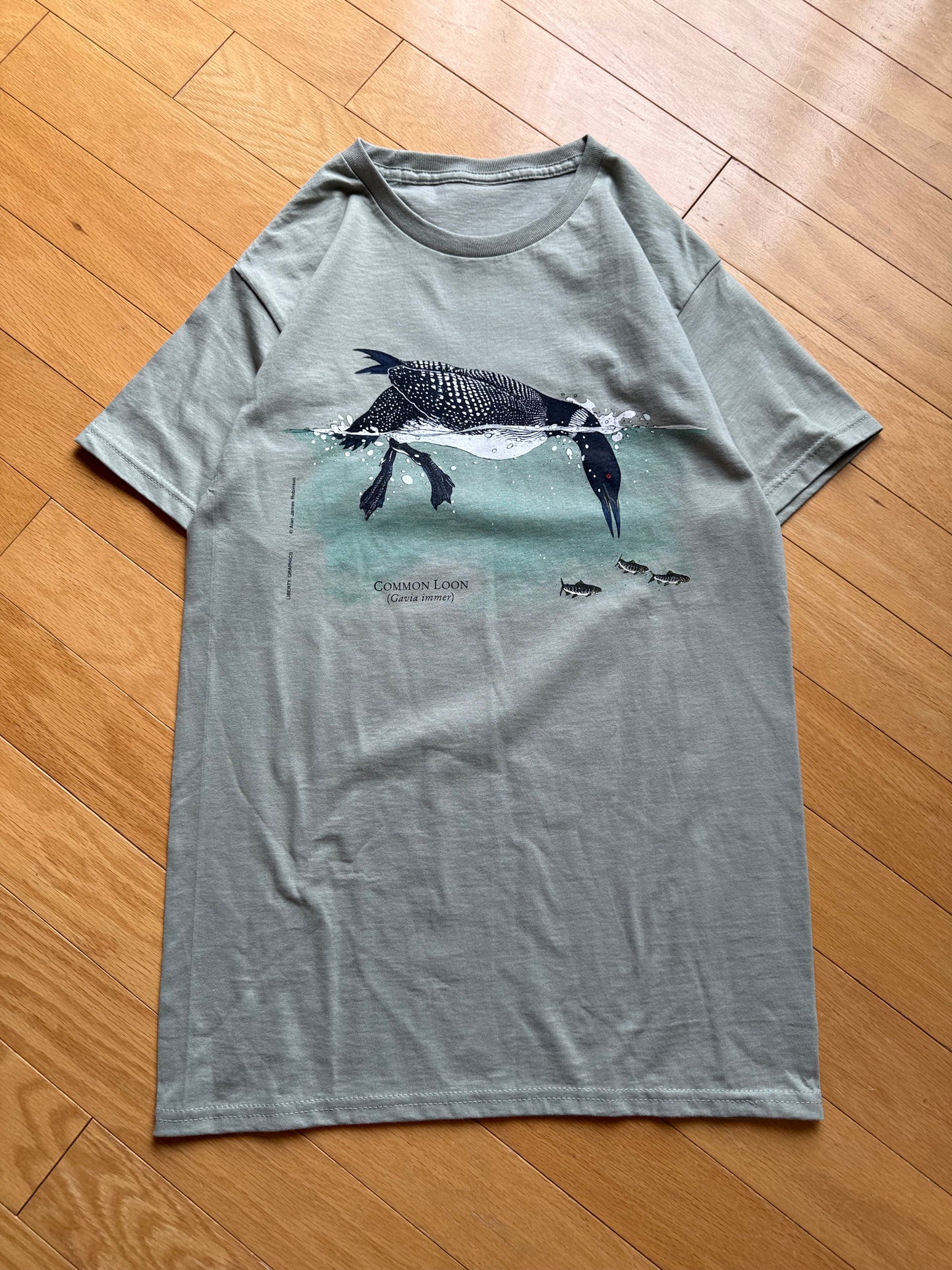 Vintage Alan James Robinson Loon Tee. Size S