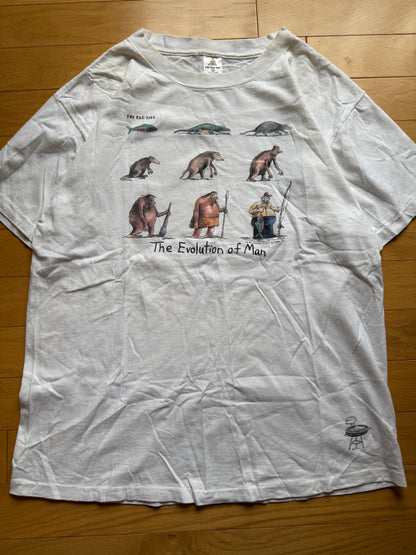 Vintage Far Side Comics The Evolution of Man Tee