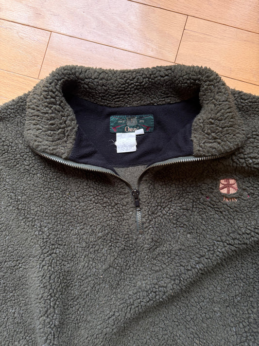 Vintage Orvis 1/-4 Zip Sherpa Pullover. Size XXL