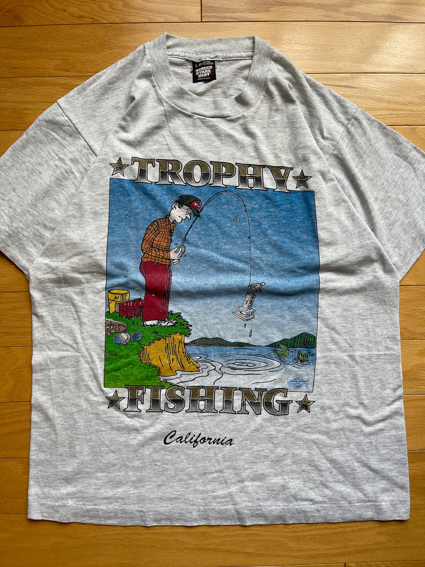 Vintage Trophy Fishing Tee