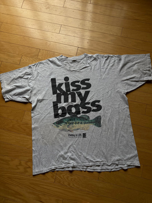 Vintage Kiss My Bass Tee. Size XXL