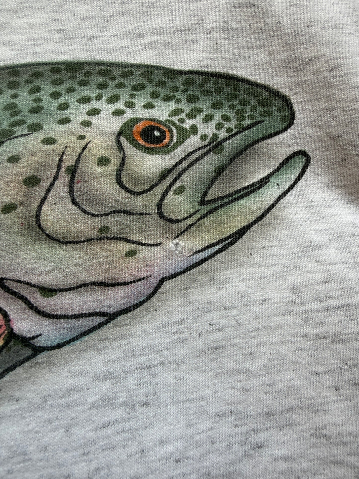 Vintage Rianbow Trout Tee. Size XL