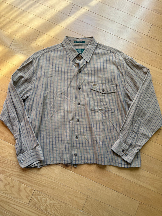 Vintage Orvis Cropped Shirt. Size L