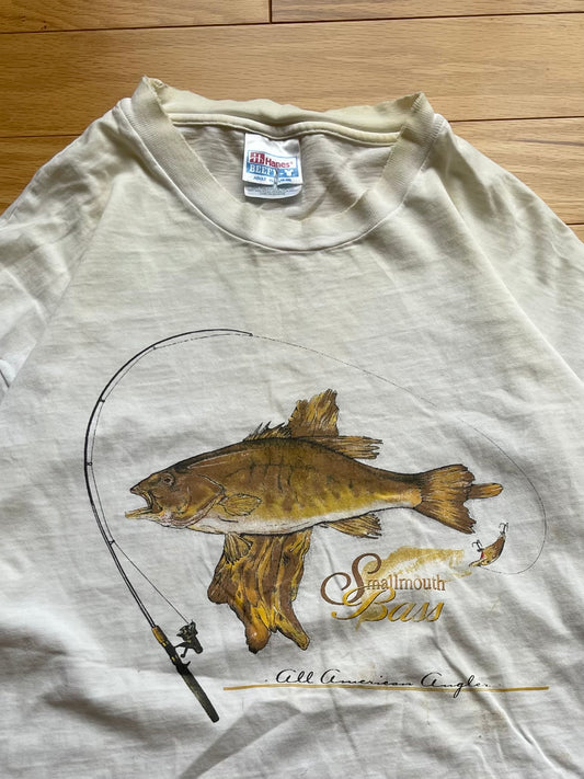 Vintage Smallmouth Bass Tee. Size XL