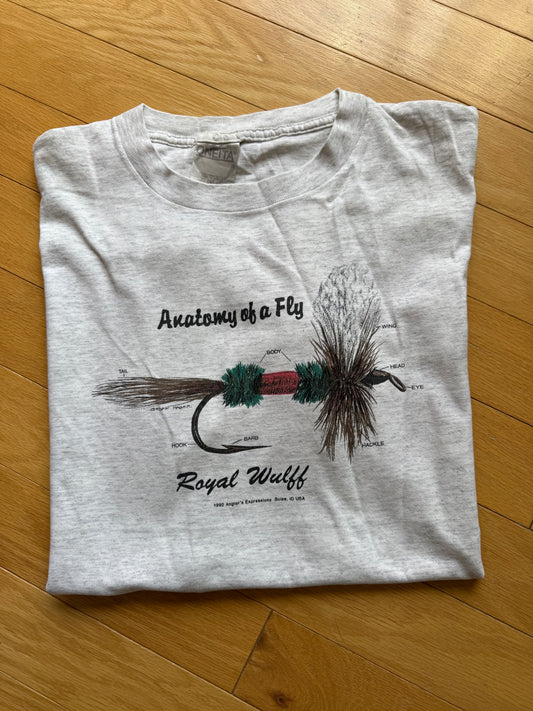 Vintage Anatomy of a Royal Wulff Tee. Size XL