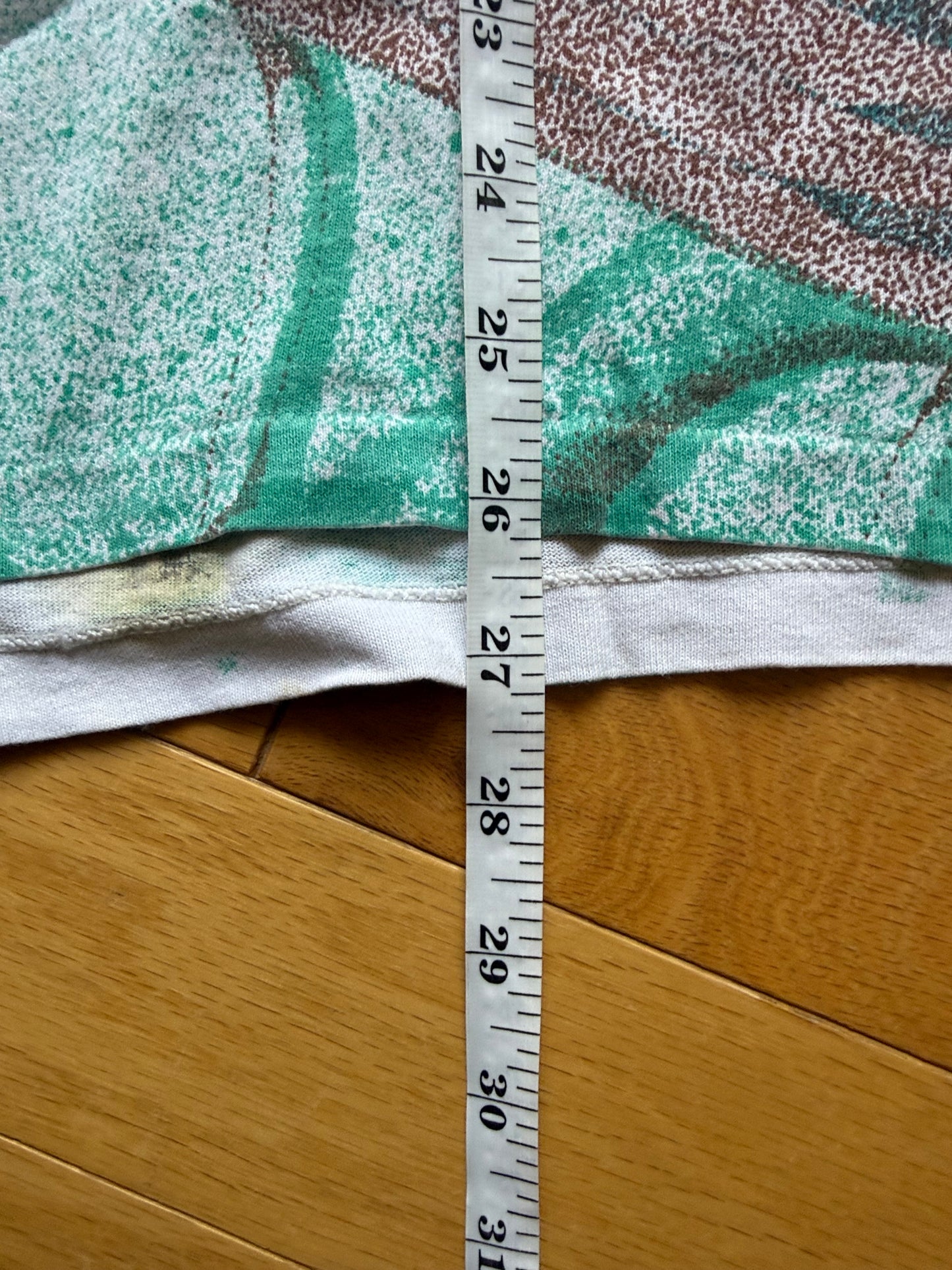 Vintage AOP Musky Tee. Size XXL