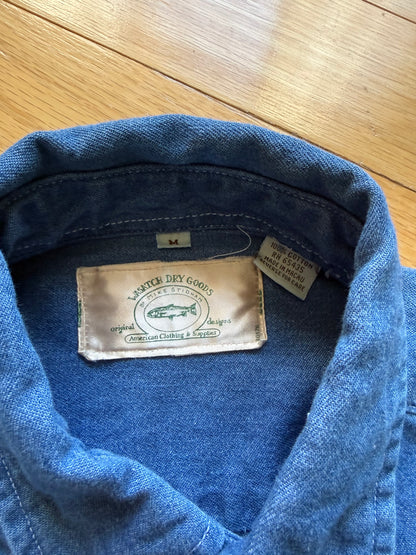 Vintage Wasatch Denim Fish On Shirt