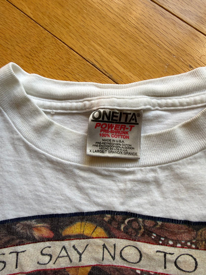 Vintage Peggy Murray Just Say No To Bait Tee