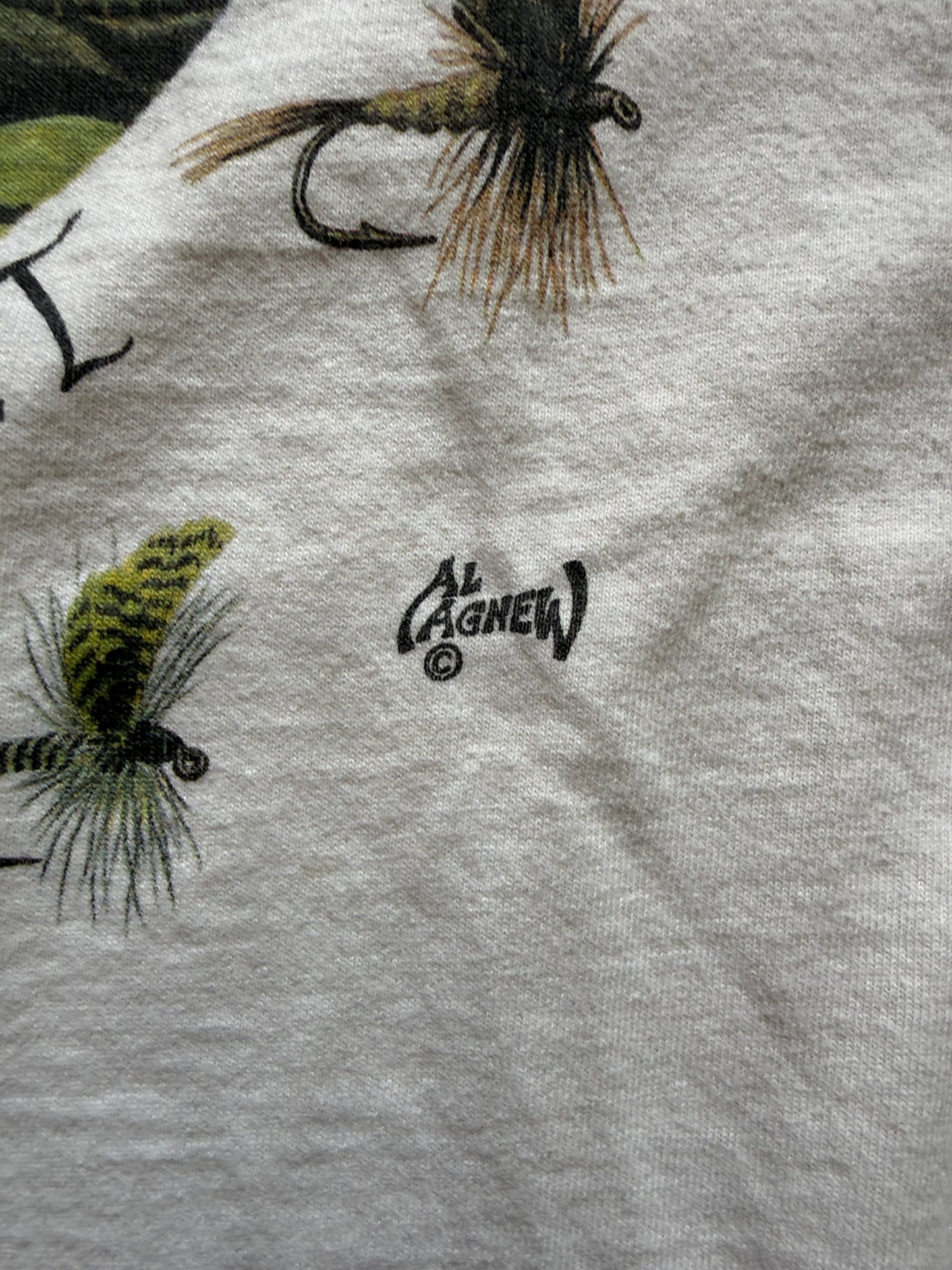 Vintage T.S.F. Catch & Release Brown Trout Tee. Size XXL