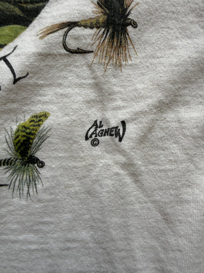 Vintage T.S.F. Catch & Release Brown Trout Tee. Size XXL