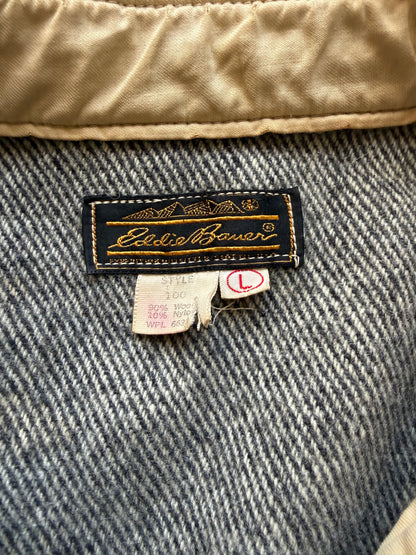 Vintage Eddie Bauer Wool Shirt. Size L