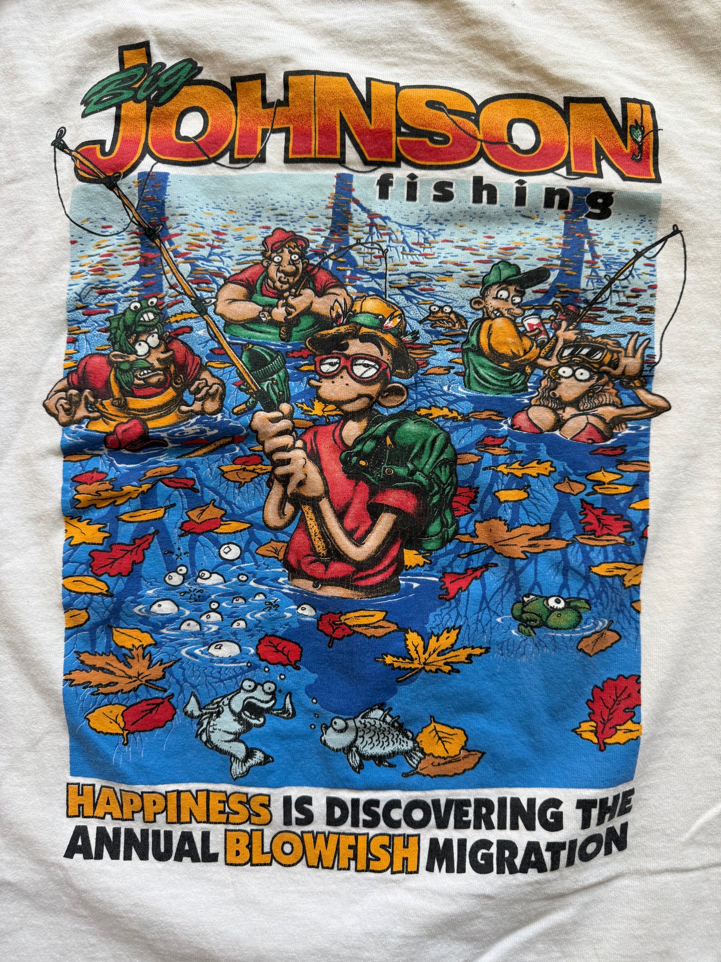 Vintage Big Johnson Blow Fish Migration Tee