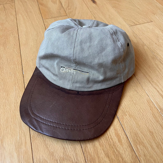Vintage Orvis Leather Brim Hat