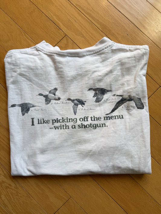 Vintage Columbia Picking of the Menu Tee