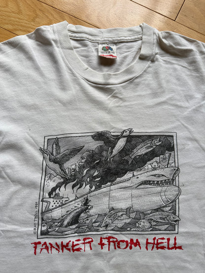 Vintage Ray Troll Tanker From Hell Tee. Size M