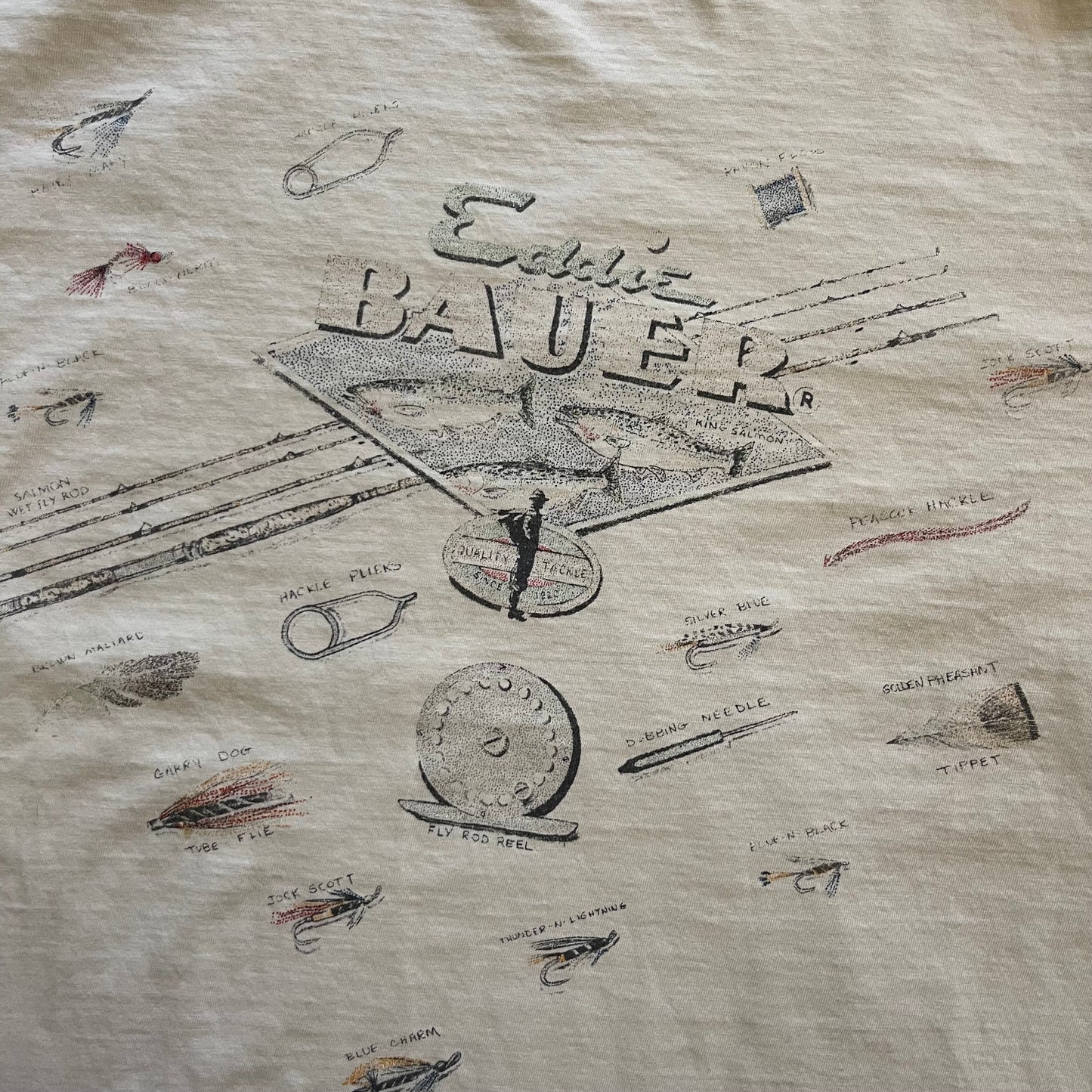 Vintage Eddie Bauer Fly Tackle Long Sleeve Tee