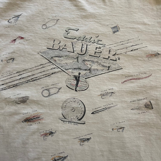 Vintage Eddie Bauer Fly Tackle Long Sleeve Tee