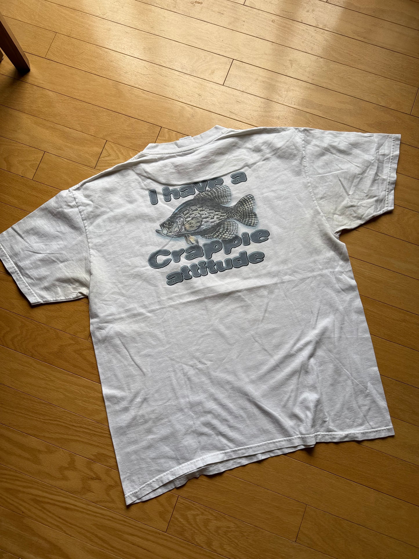 Vintage Columbia Crappie Attitude Tee. Size XL