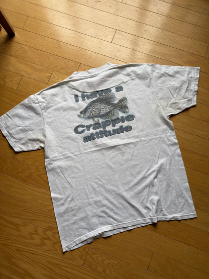 Vintage Columbia Crappie Attitude Tee. Size XL