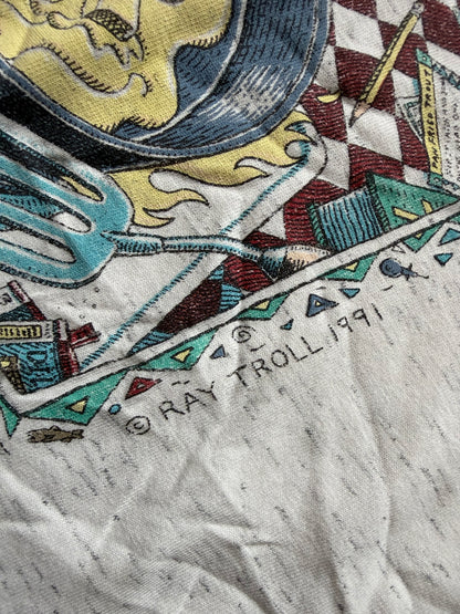 Vintage Ray Troll Life's A Fish Tee. Size XL