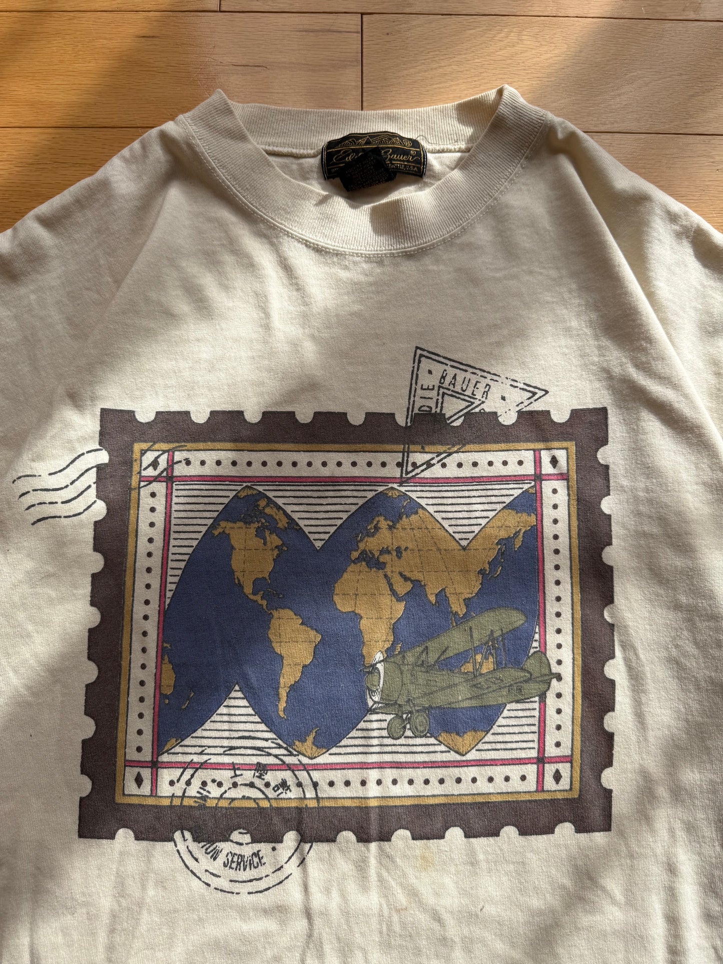 Vintage Eddie Bauer Map Tee