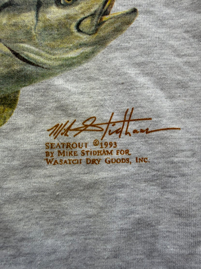 Vintage Wasatch Dry Goods Seatrout Tee. Size L