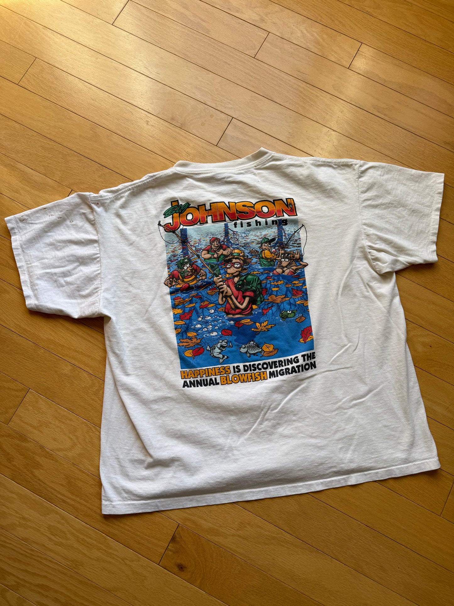 Vintage Big Johnson Blow Fish Migration Tee