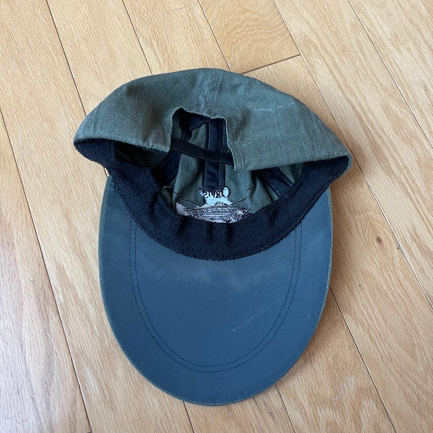Vintage Orvis Embroidered Striper Long Bill Hat