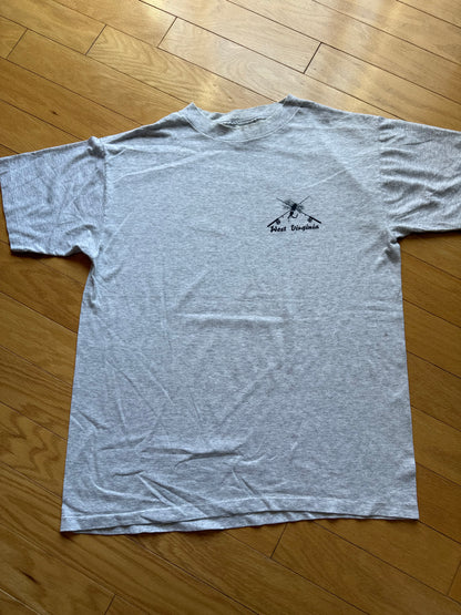 Vintage West Virginia Rainbow Trout Tee. Size L