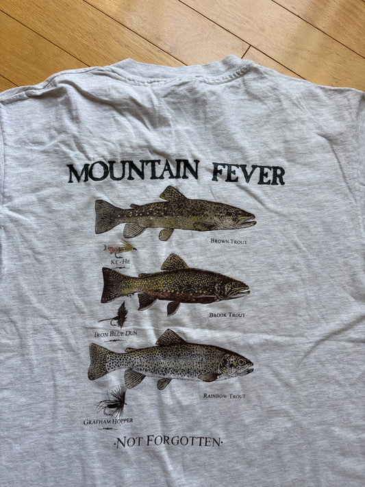 Vintage Mountain Fever Trout Tee. Size L