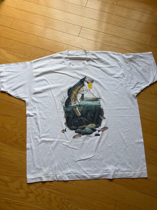 Vintage Mike Patrick Bass Tee. Size XXL