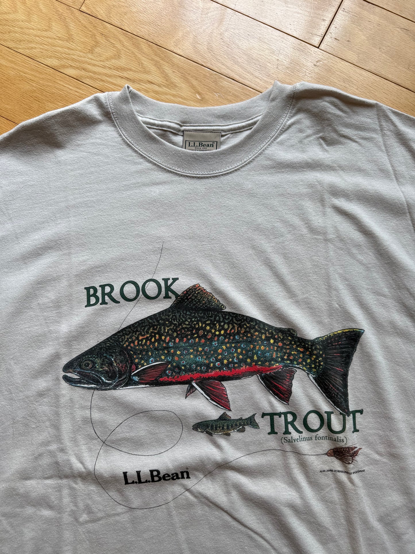 Vintage L.L. Bean Brook Trout Tee. Size XL