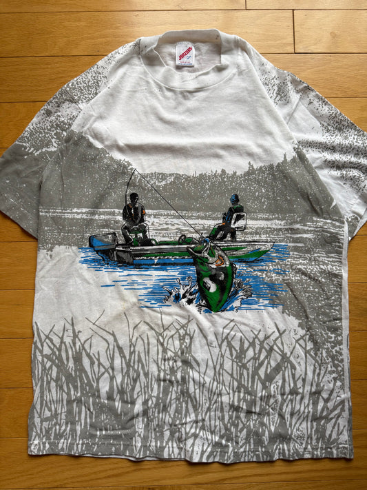 Vintage AOP Bass Jumping Tee
